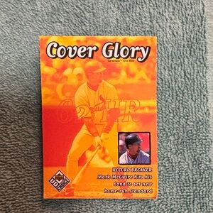 Cover Glory Baseball Card featuring Mark McGwire